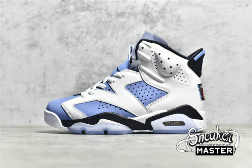 NIKE AIR JORDAN 6 RETRO UNC HOME UNIVERSITY BLUE/WHITE/COLLEGE NAVY/BLACK CT8529-410