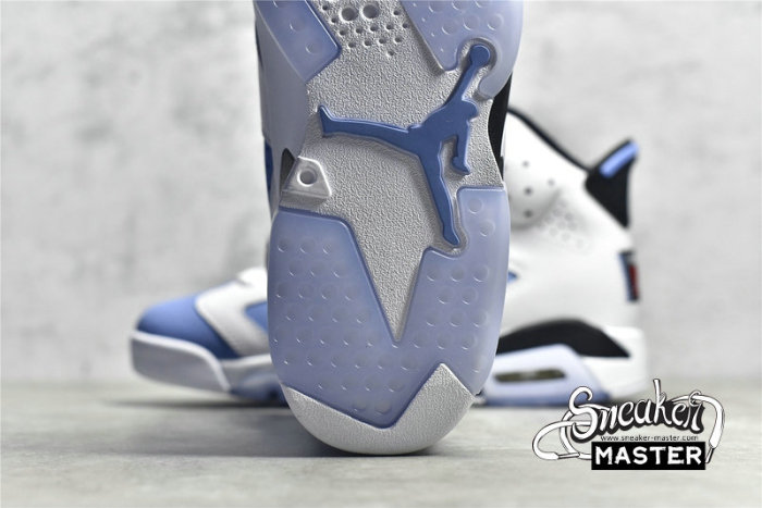 NIKE AIR JORDAN 6 RETRO UNC HOME UNIVERSITY BLUE/WHITE/COLLEGE NAVY/BLACK CT8529-410