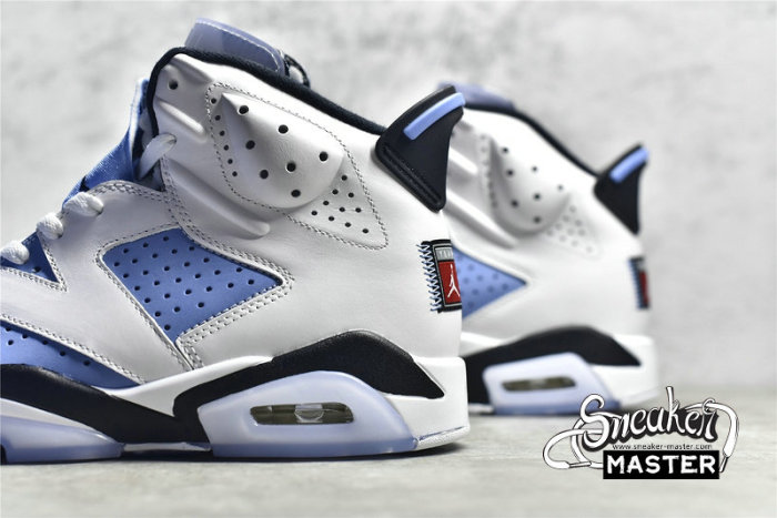 NIKE AIR JORDAN 6 RETRO UNC HOME UNIVERSITY BLUE/WHITE/COLLEGE NAVY/BLACK CT8529-410