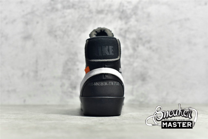 NIKE OFF-WHITE X BLAZER MID GRIM REAPERS BLACK/CONE-BLACK-WHITE AA3832-001