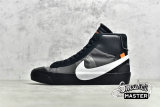 NIKE OFF-WHITE X BLAZER MID GRIM REAPERS BLACK/CONE-BLACK-WHITE AA3832-001