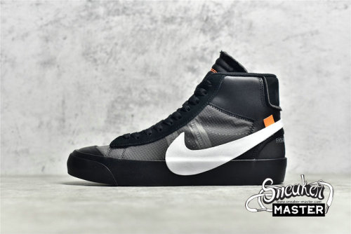 NIKE OFF-WHITE X BLAZER MID GRIM REAPERS BLACK/CONE-BLACK-WHITE AA3832-001