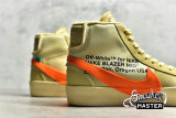 NIKE OFF-WHITE X BLAZER MID ALL HALLOWS EVE CANVAS/PALE VANILLA-BLACK-TOTAL ORANGE AA3832-700