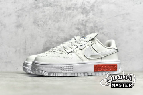 NIKE AIR FORCE 1 FONTANKA PEARL WHITE/UNIVERSITY RED/PEARL WHITE DH1290-001