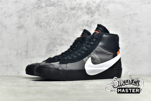 NIKE OFF-WHITE X BLAZER MID GRIM REAPERS BLACK/CONE-BLACK-WHITE AA3832-001