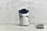 NIKE AIR JORDAN 1 MID SE DIAMOND WHITE/BLACK/MULTI-COLOR DH6933-100