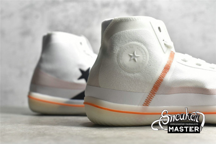 CONVERSE ALL STAR PRO BB WHITE/BOLD MANDARIN/BLACK 165653C