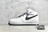 NIKE AIR FORCE 1 07 MID WHITE/BLACK/WHITE 366731-808