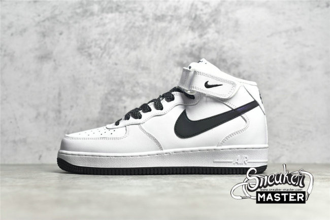NIKE AIR FORCE 1 07 MID WHITE/BLACK/WHITE 366731-808