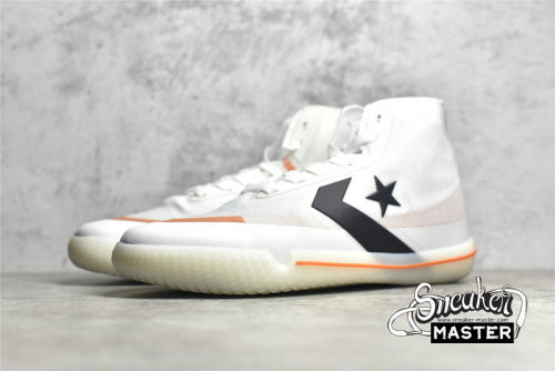 CONVERSE ALL STAR PRO BB WHITE/BOLD MANDARIN/BLACK 165653C