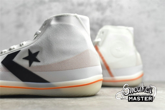 CONVERSE ALL STAR PRO BB WHITE/BOLD MANDARIN/BLACK 165653C