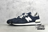 NEW BALANCE 990 RUNNING SHOES NAVY/NAVY/WHITE NB990V1