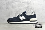 NEW BALANCE 990 RUNNING SHOES NAVY/NAVY/WHITE NB990V1