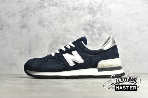 NEW BALANCE 990 RUNNING SHOES NAVY/NAVY/WHITE NB990V1