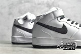 NIKE AIR FORCE 1 07 MID WHITE/BLACK/WHITE 366731-808