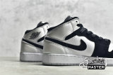 NIKE AIR JORDAN 1 MID SE DIAMOND WHITE/BLACK/MULTI-COLOR DH6933-100