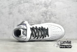 NIKE AIR FORCE 1 07 MID WHITE/BLACK/WHITE 366731-808