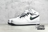 NIKE AIR FORCE 1 07 MID WHITE/BLACK/WHITE 366731-808