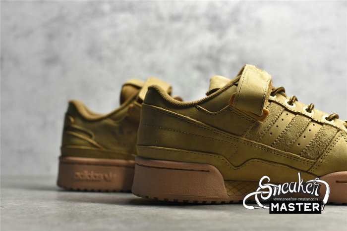 ADIDAS ATMOS X FORUM LOW SHOES WHEAT MESA/MESA/GUM GX3953