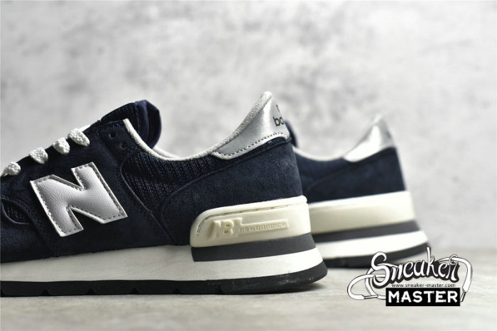 NEW BALANCE 990 RUNNING SHOES NAVY/NAVY/WHITE NB990V1