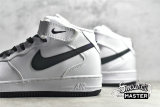 NIKE AIR FORCE 1 07 MID WHITE/BLACK/WHITE 366731-808