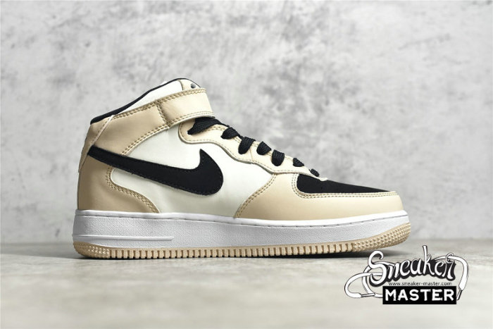NIKE AIR FORCE 1 MID 07 BEIGE/BEIGE/BLACK HD2523-156