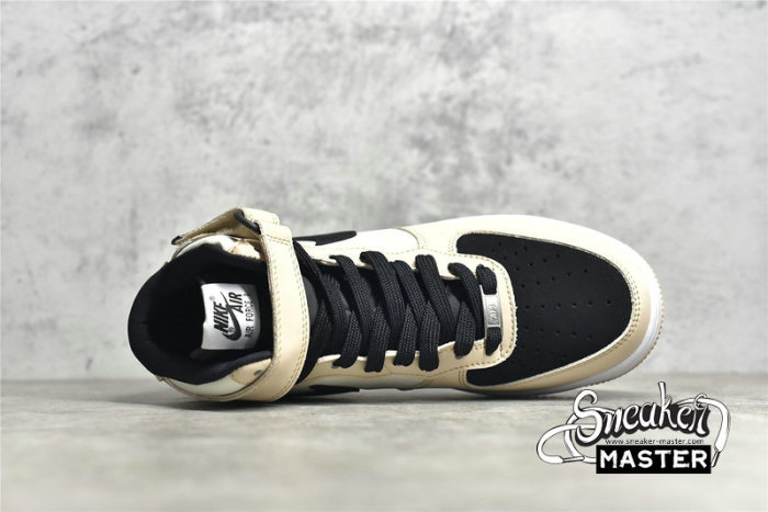 NIKE AIR FORCE 1 MID 07 BEIGE/BEIGE/BLACK HD2523-156