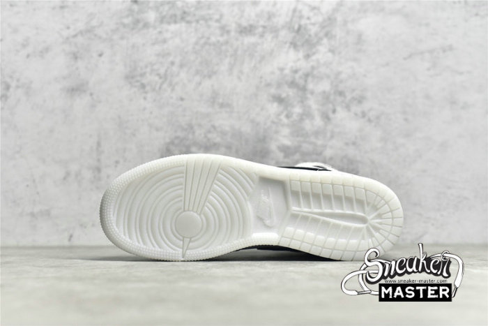 NIKE AIR JORDAN 1 MID SE DIAMOND WHITE/BLACK/MULTI-COLOR DH6933-100