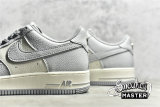 NIKE AIR FORCE 1 LOW 07 X STUSSY LIGHT GREY/LIGHT GREY/WHITE ST2022-616