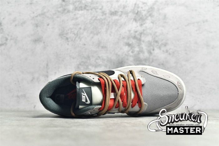 NIKE DUNK SB LOW GREY/LIGHT BROWN/BLACK DH0957-100