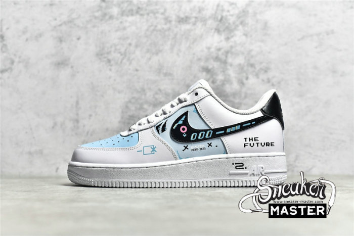 NIKE AIR FORCE 1 LOW 07 BLUE/BLACK/WHITE CW2288-111