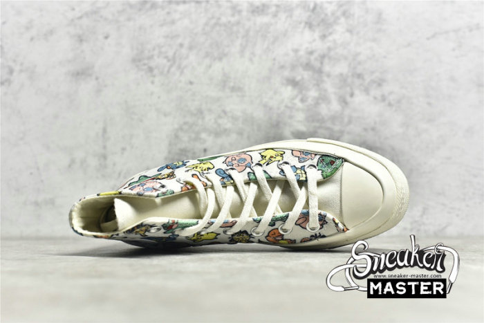 CONVERSE POKEMON X CHUCK TAYLOR ALL-STAR 70S HIGH WHITE/PINK/YELLOW A01652C