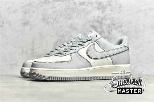 NIKE AIR FORCE 1 LOW 07 X STUSSY LIGHT GREY/LIGHT GREY/WHITE ST2022-616
