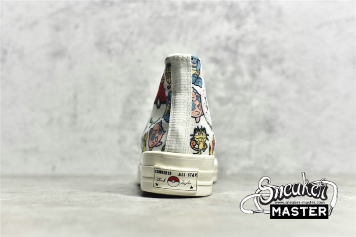 CONVERSE POKEMON X CHUCK TAYLOR ALL-STAR 70S HIGH WHITE/PINK/YELLOW A01652C