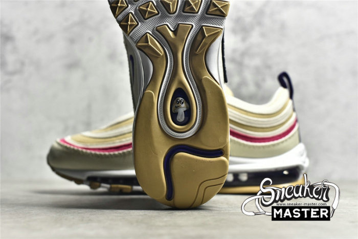 NIKE AIR MAX 97 AIR SPRUNG-CREAM BEIGE/UNIVERSITY RED/PURPLE DH4759-200