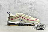 NIKE AIR MAX 97 AIR SPRUNG-CREAM BEIGE/UNIVERSITY RED/PURPLE DH4759-200