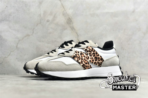 NEW BALANCE 327 RUNNING SHOES LEOPARD PRINT/LIGHT GREY/WHITE MS327SD