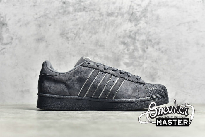 ADIDAS SUPERSTAR SHOES GREY/GREY/GREY BS9588