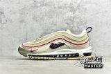 NIKE AIR MAX 97 AIR SPRUNG-CREAM BEIGE/UNIVERSITY RED/PURPLE DH4759-200