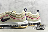 NIKE AIR MAX 97 AIR SPRUNG-CREAM BEIGE/UNIVERSITY RED/PURPLE DH4759-200