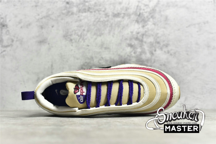 NIKE AIR MAX 97 AIR SPRUNG-CREAM BEIGE/UNIVERSITY RED/PURPLE DH4759-200