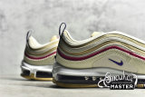 NIKE AIR MAX 97 AIR SPRUNG-CREAM BEIGE/UNIVERSITY RED/PURPLE DH4759-200