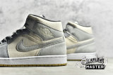 NIKE AIR JORDAN 1 MID SE COCONUT MILK/COCONUT MILK/PARTICLE GREY DN4281-100