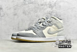 NIKE AIR JORDAN 1 MID SE COCONUT MILK/COCONUT MILK/PARTICLE GREY DN4281-100