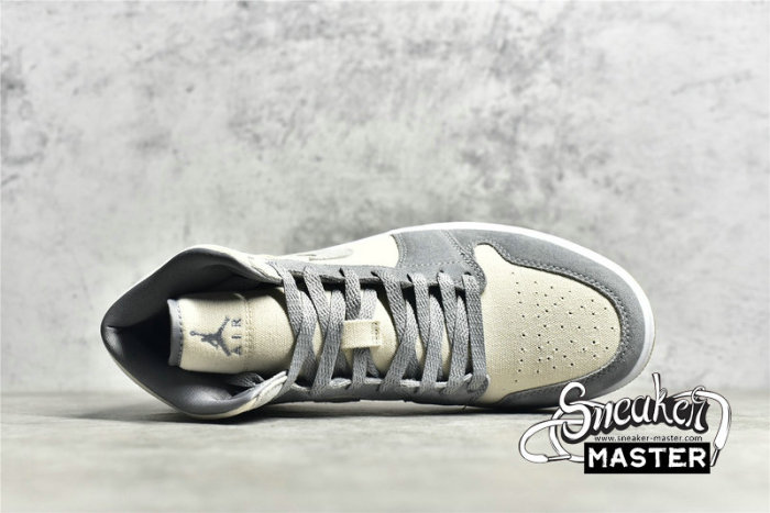 NIKE AIR JORDAN 1 MID SE COCONUT MILK/COCONUT MILK/PARTICLE GREY DN4281-100