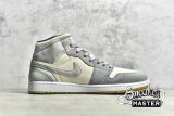 NIKE AIR JORDAN 1 MID SE COCONUT MILK/COCONUT MILK/PARTICLE GREY DN4281-100