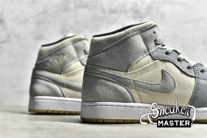 NIKE AIR JORDAN 1 MID SE COCONUT MILK/COCONUT MILK/PARTICLE GREY DN4281-100