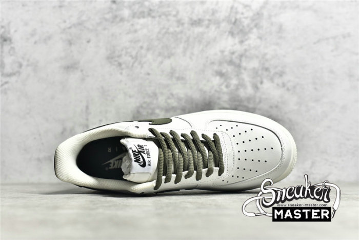 NIKE AIR FORCE 1 LOW 07 BEIGE/BEIGE/GREEN CQ5059-110