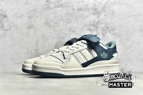 ADIDAS FORUM 84 LOW SANXINGDUI SHOES BEIGE/BEIGE/DARK GREEN HP2067