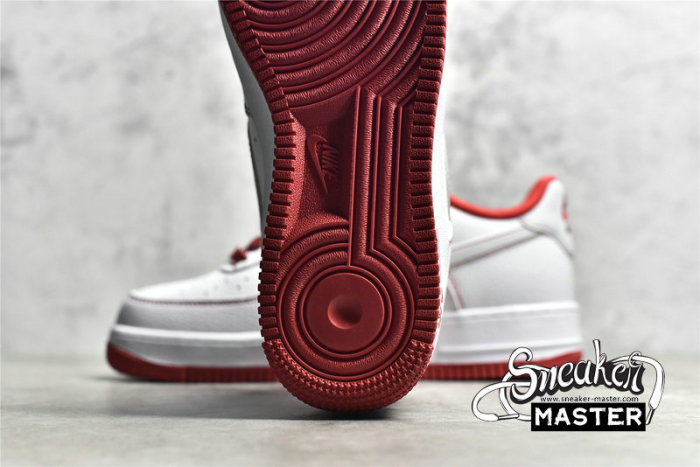 NIKE AIR FORCE 1 LOW 07 WHITE/WHITE/UNIVERSITY RED CN2896-101
